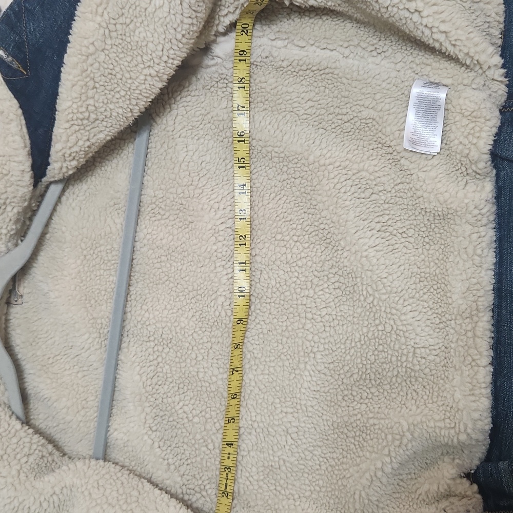 Polo Ralph Lauren Denim Sherpa Lined Trucker Jacket Size Small - Picture 13 of 15